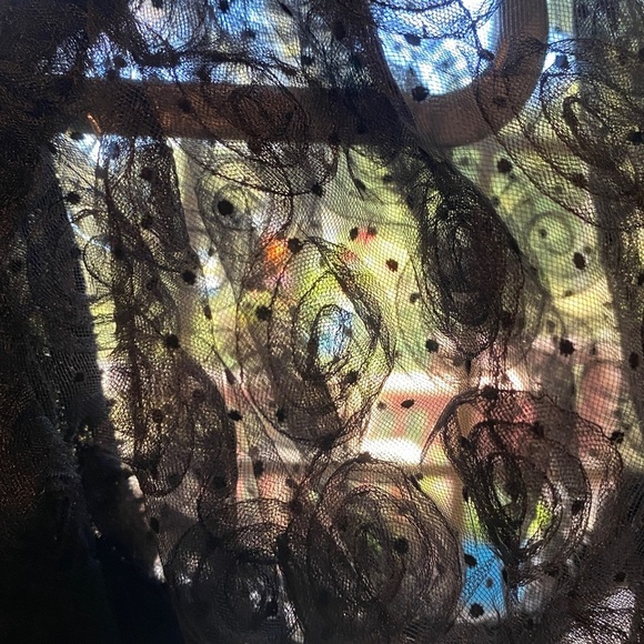 Entro Black Textured Puff Sleeve Blouse 🆕 - Picture 5 of 12